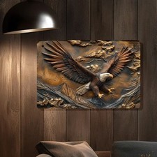 Blechschild Adler Vogel