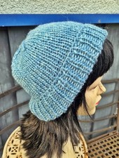 Mütze mit Umschlag****Handmade***mit Alpaka