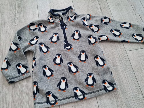 Fleecepullover mit pinguine - fleecepullover,