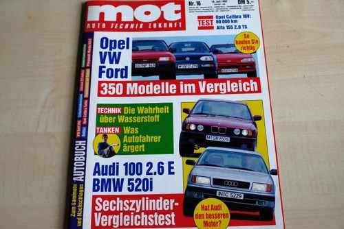 Mot 1992 opel calibra - 3),