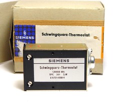 Siemens Schwingquarz-Thermostat / Quarz-Ofen, 1.0000000 MHz, 24V / 100 mA, NOS