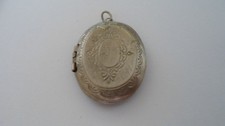 Altes Foto Medaillon Silber ? Versilbert ?