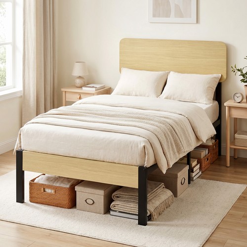 Homcom bett 90x200cm mit - homcom,