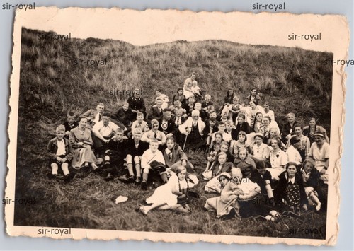 Juist 1936 gruppenfoto - juist,