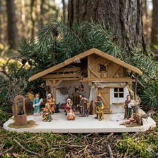 Wunderschöne Weihnachtskrippe