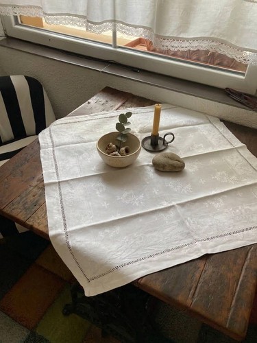 Vintage damast mitteldecke - vintage, damast-mitteldecke