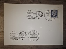 DDR, Stempelkarte, Freimarke