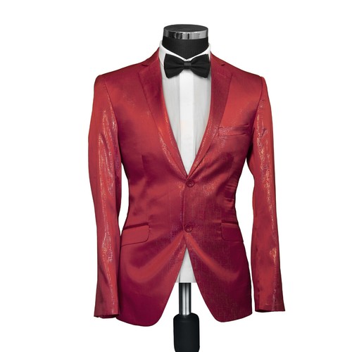 Slim fit herren sakko rot - fit,