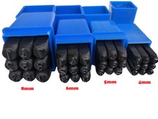 Schlagstempel Schlagzahlen 4-5-6-8mm Einschlagzahlen Punze Schlagziffern Nummern