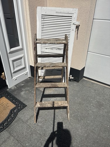 Alte kleine holzleiter - kleine,