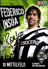 Autogrammkarte Fußballer Frederico Insua, Borussia... - 11342348