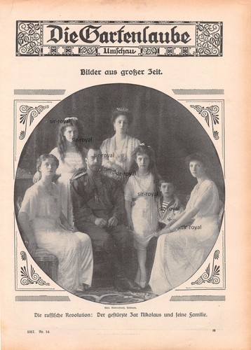 Zar nikolaus und seine familie - nikolaus,