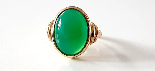 Gold ring 585 ooo - ring,
