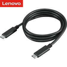 Original Lenovo USB-C auf USB-C Kabel 1M 60W 10Gbps 4X90U90619 für ThinkPad Dock