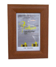 4 x Bilderrahmen Nussbaum