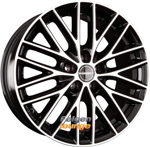 Alufelgen borbet bs5 black - 4,