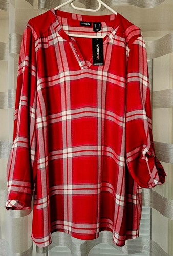 Mia moda damen bluse rot - mia,