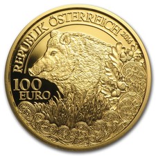 2014 Austria Proof Gold €100