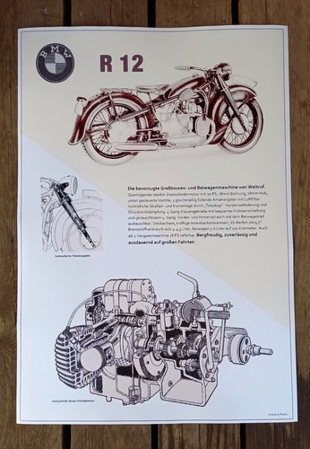 Poster bmw r12 - poster,