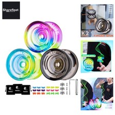 JoJo Kinder K2 Packung 3, Responsive Yoyo Profi JoJo Mit Leerlauf, Stunt JoJo...