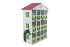 Kids Globe Horses Pferdehotel (12 Pferde, 1:24, Kinder Bauernhof Zubehör)