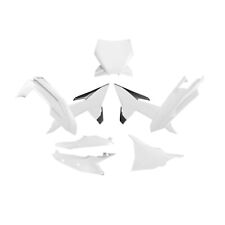 Racetech Plastik Komplett Kit KTM SX SXF 125 250 350 ab 2025 8 Teile Schw. weiiß