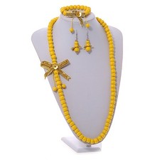 Lange runde Holzperlen