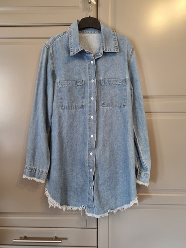 Jeansjacke jeanskleid - jeansjacke,