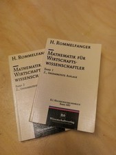 Mathematik für Wirtschaftswissenschaftler Rommelfanger 2. Auflage Band 1 & 2