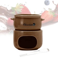 Fonduetopf mit gabel - fonduetopf,