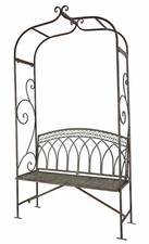 Pergola Bank Rosenbogen