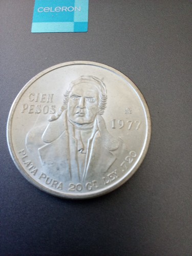 Cien pesos mexiko - pesos, 1977
