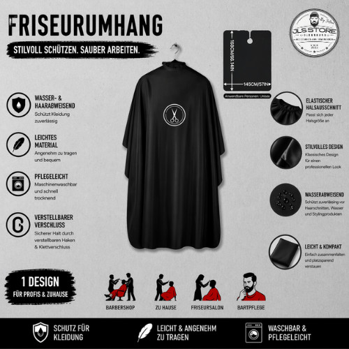 Professionelle friseurumhang - friseurumhang, /