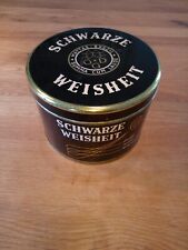 Schwarze Weisheit Blechdose