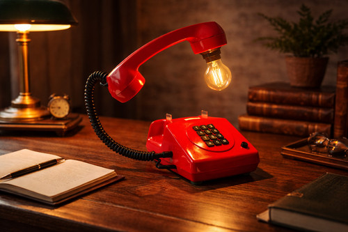 Design telefon lampe rft alpha - design,