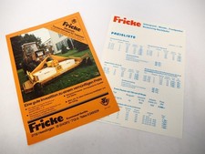 Original Prospekt Preisliste