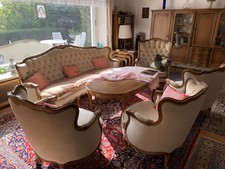 Komplettes Wohn- und Esszimmer Barock-Möbel-Ensemble, Warrings