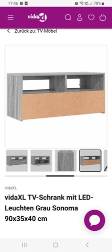 Schrank mit led leuchten - tv-schrank,