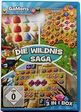 Die Wildnis Saga (2017) 3 PC-Spiele, Match-3 / 3-Gewinnt, USK 0, gebraucht