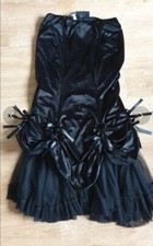 Samtrock lang mit Tüll und Schleifen M Gothic Ball