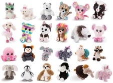 NICI 22-25cm Plüsch Tier Bär Maus Igel Husky Hund Elefant Einhorn Wolf Kuscheln