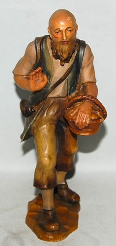 Kolorierte krippenfigur hirte - kolorierte,