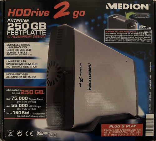 Medion hddrive 250 - hddrive, go