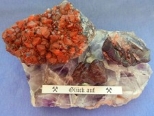 Hämatit Quarz, Sachsen auf