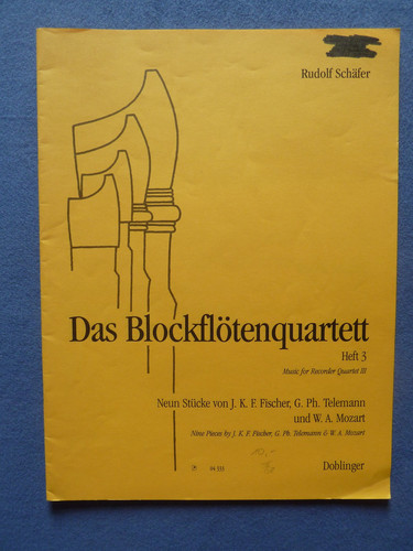 Das blockflötenquartett heft - das,