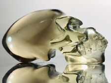 Extrem Klarer Echter Citrin Kristallschädel Crystal Skull  Brasilien