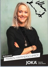 Original Autogramm Maren Hammerschmidt Biathlon /// Autogramm Autograph s 266096