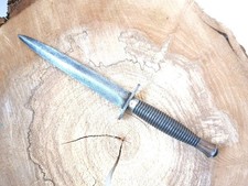 Antiker Fairbairn Sykes Kommandodolch Messer 3. Muster,  2. WK., broad arrow rar