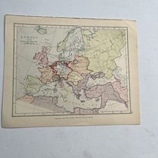 1914 (Print) Map of Europe
