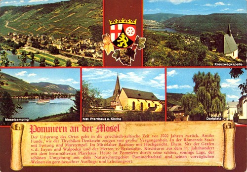 Pommern der mosel - ak:, an